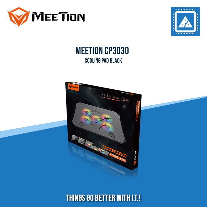 MEETION CP3030 COOLING PAD BLACK MEETION CP3030 COOLING PAD BLACK